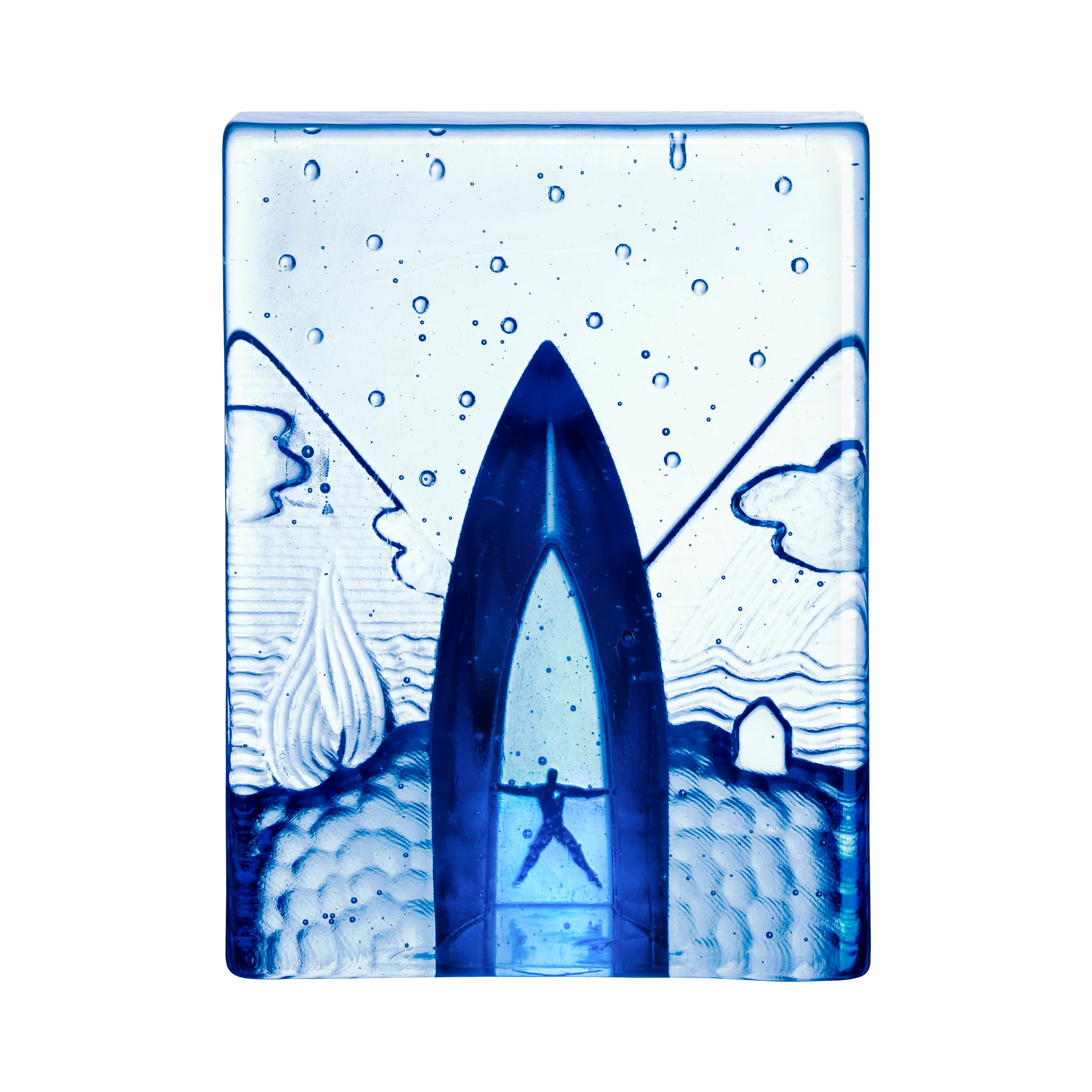 Blues sculptuur, Four Elements Kosta Boda