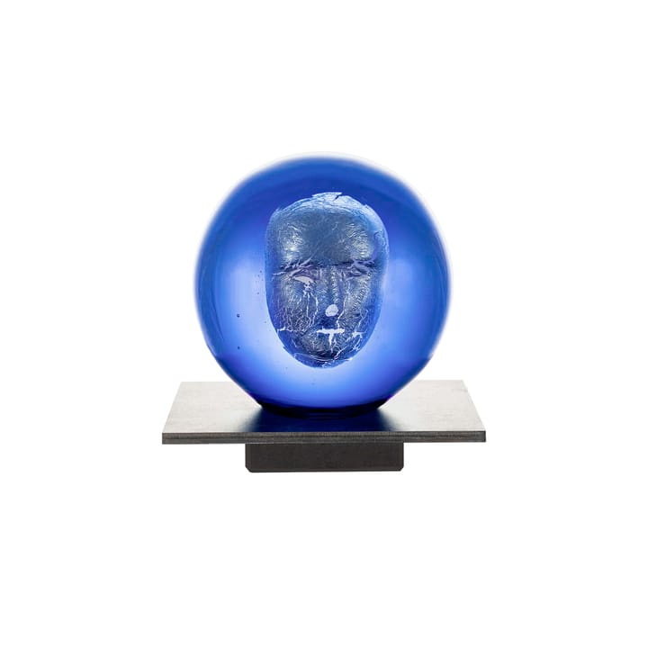 BV Headman glassculptuur - Blauw - Kosta Boda