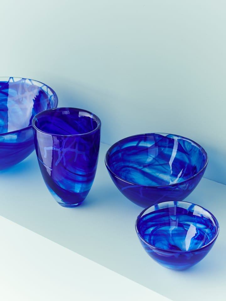 Contrast kom 160 mm, Blauw-blauw Kosta Boda