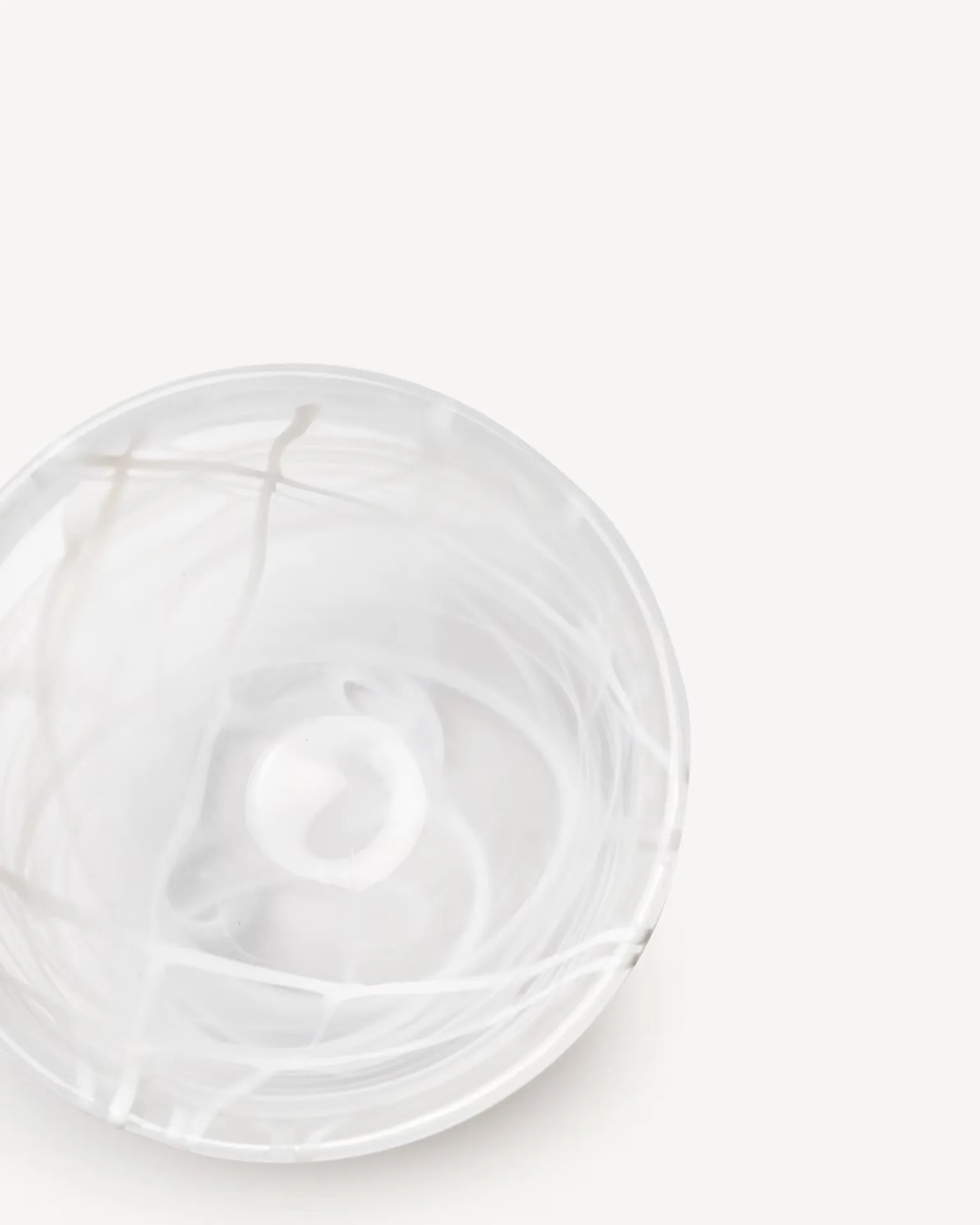 Contrast kom 160 mm, Wit-wit Kosta Boda