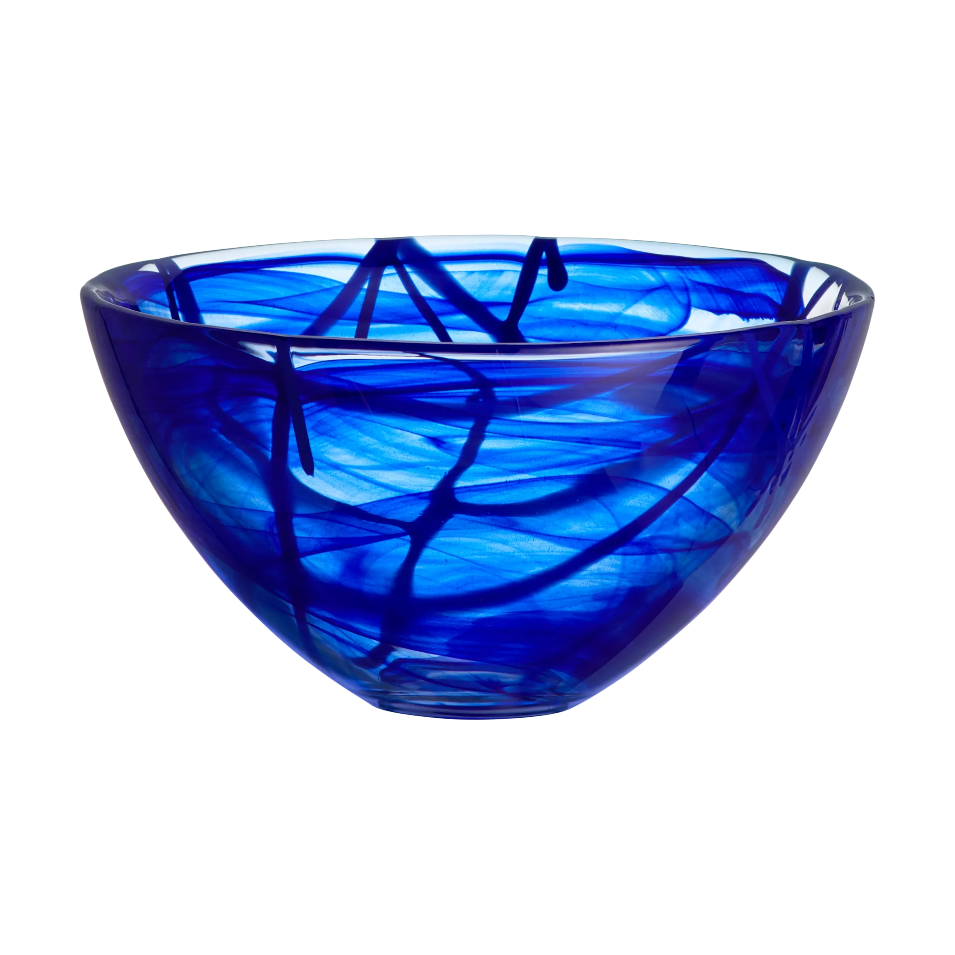 Contrast kom 230 mm, Blauw-blauw Kosta Boda