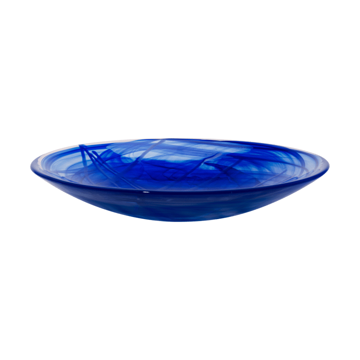 Contrast schotel 380 mm - Blauw-blauw - Kosta Boda