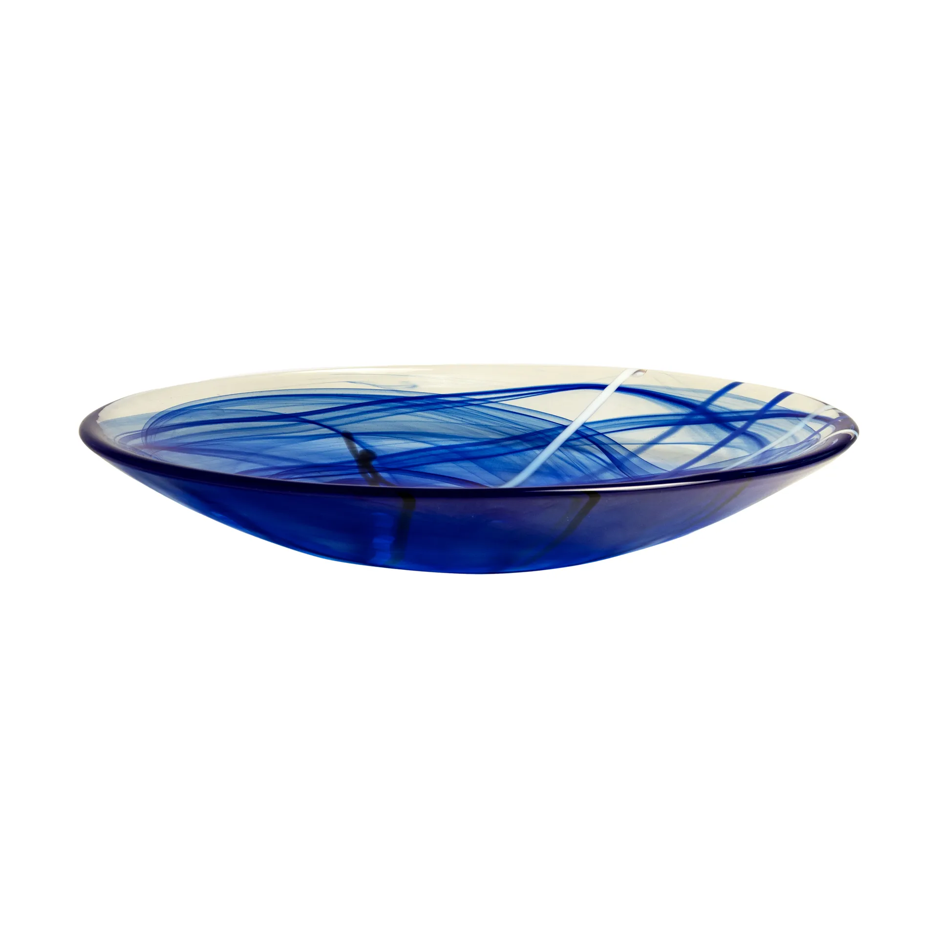 Contrast schotel 380 mm, Blauw Kosta Boda