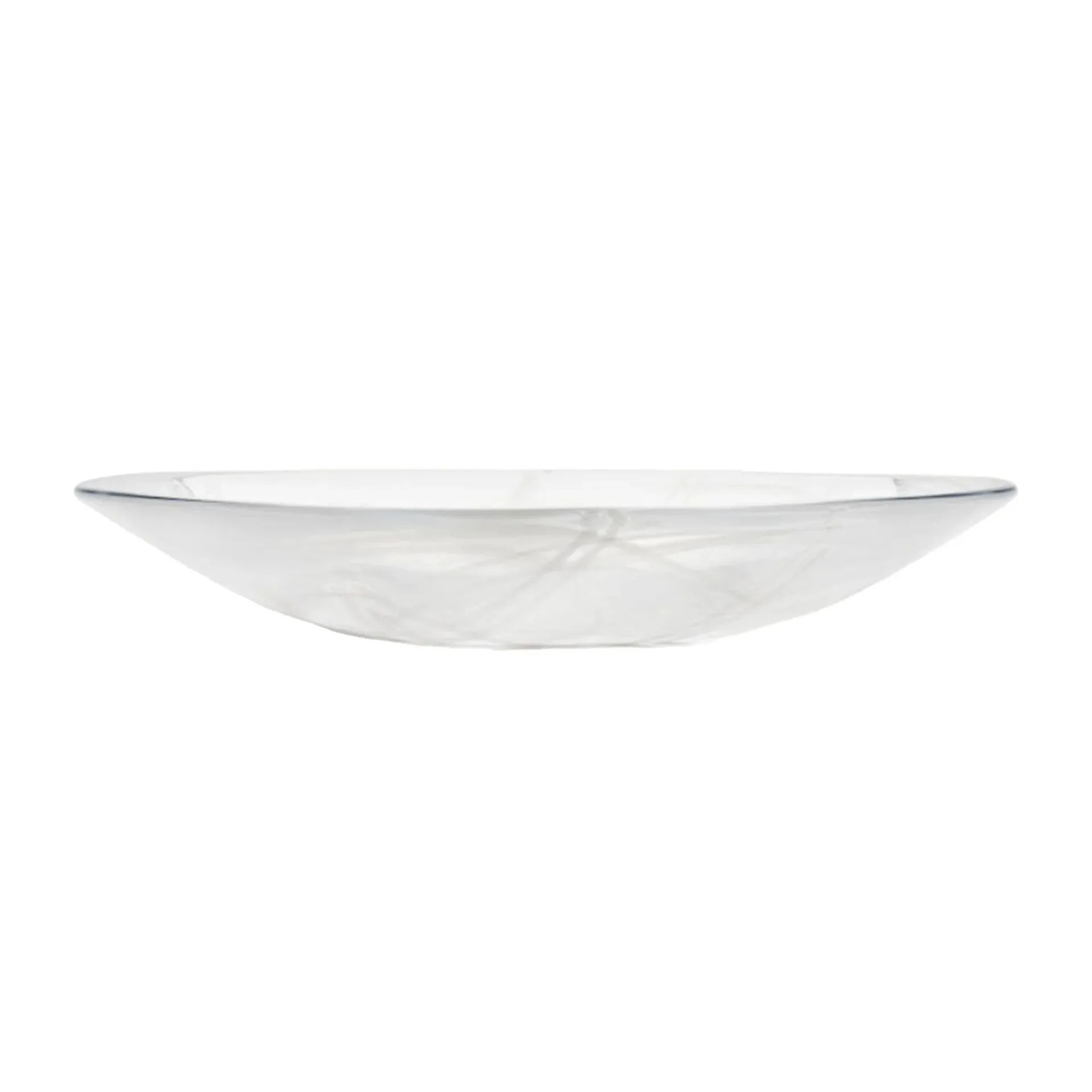 Contrast schotel 380 mm, Wit-wit Kosta Boda