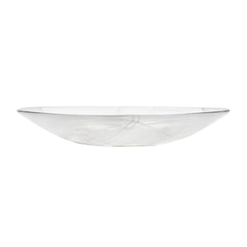 Contrast schotel 380 mm - Wit-wit - Kosta Boda