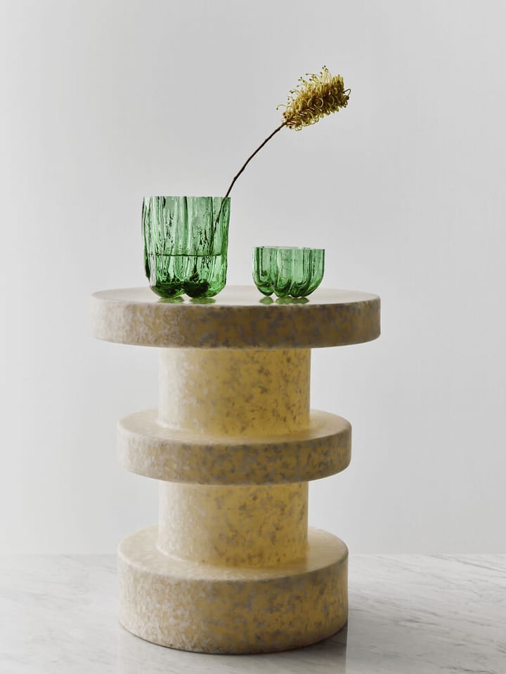Crackle kaarsenhouder 5,8 cm, Donkergroen Kosta Boda