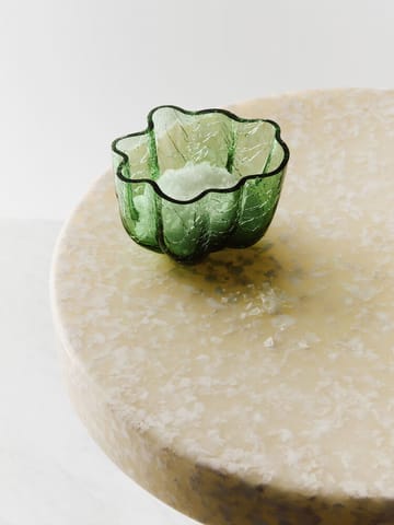 Crackle kaarsenhouder 5,8 cm - Donkergroen - Kosta Boda