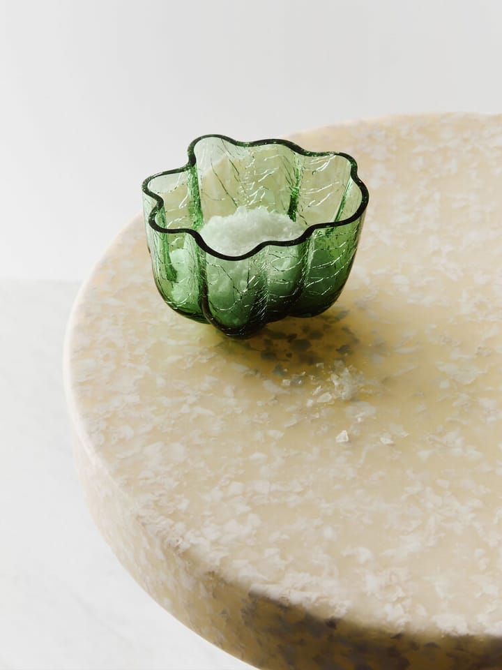Crackle kaarsenhouder 5,8 cm, Donkergroen Kosta Boda