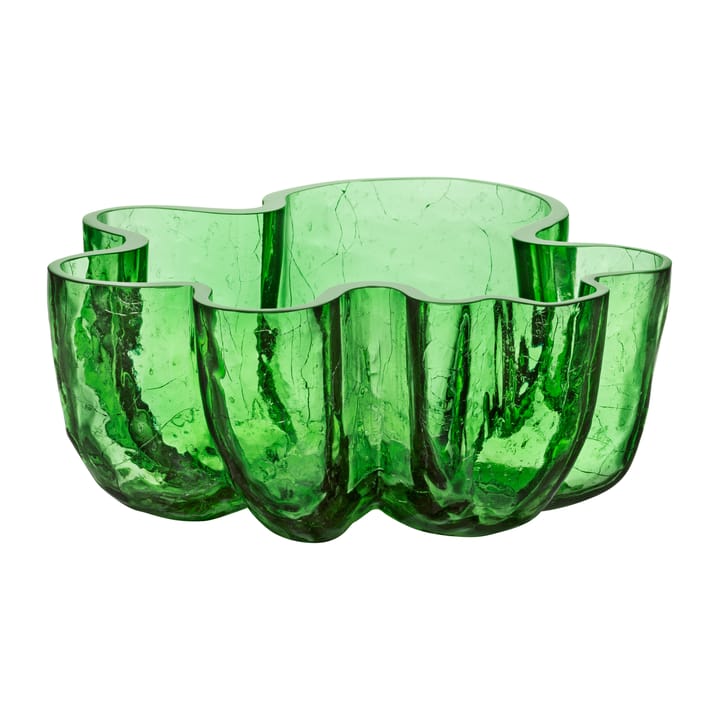 Crackle kom 10,5 cm - Groen - Kosta Boda