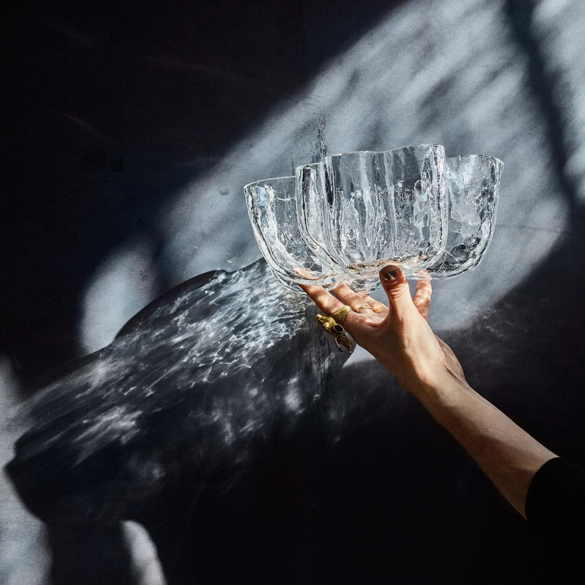 Crackle kom 10,5 cm, Helder Kosta Boda