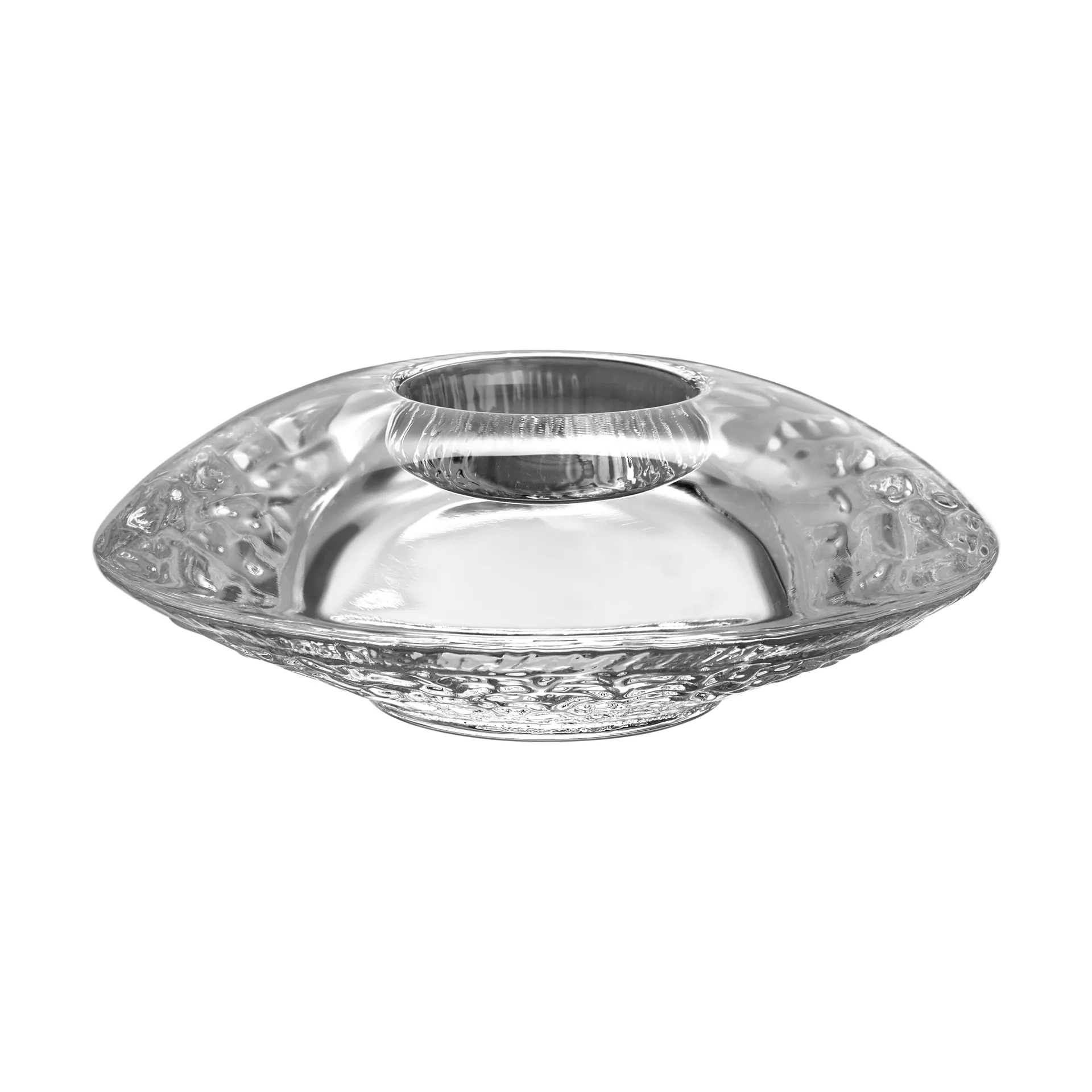 Discus theelicht houder 140 mm, Helder Kosta Boda