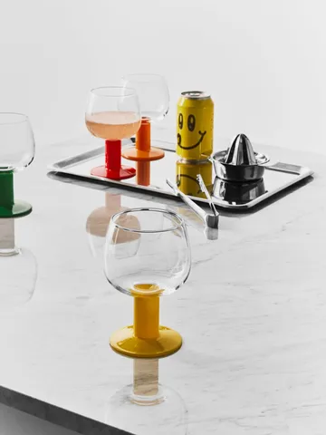 Fars glas - Gemengde kleuren, 40 cl, 4-pack - Kosta Boda