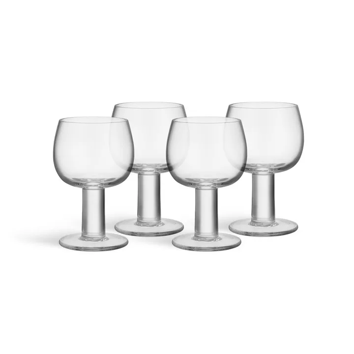 Fars glas - Helder, 4-pack - Kosta Boda