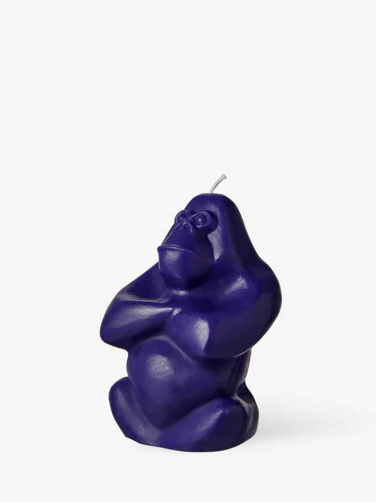 Gabba Gabba Hey kaars 11,5 cm, Blauw Kosta Boda