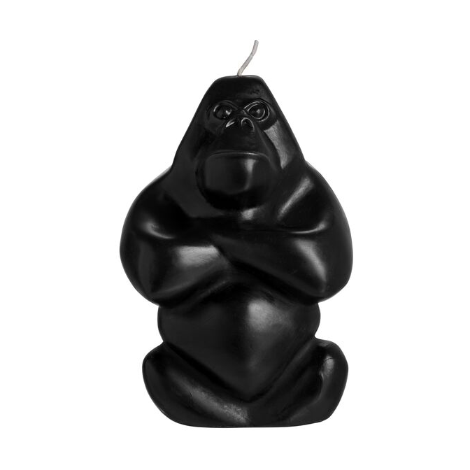 Kosta Boda Gabba Gabba Hey kaars 11,5 cm Zwart | Scandinavisch Interieur | Kaarsen | Zwart