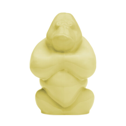 Kosta Boda Gabba Gabba Hey sculptuur 120 mm Banana milk
