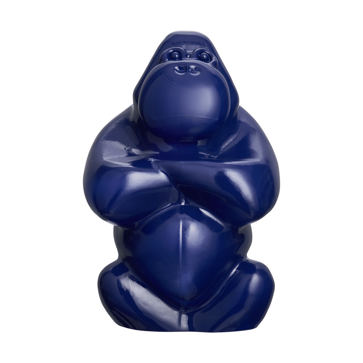 Kosta Boda Gabba Gabba Hey sculptuur 305 mm Klein blauw