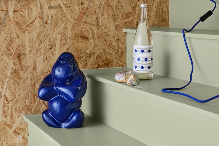 Gabba Gabba Hey sculptuur 305 mm, Klein blauw Kosta Boda