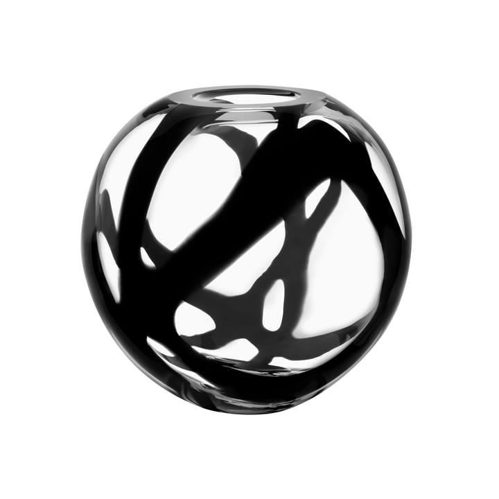 Globe vaas 24 cm - Zwart - Kosta Boda