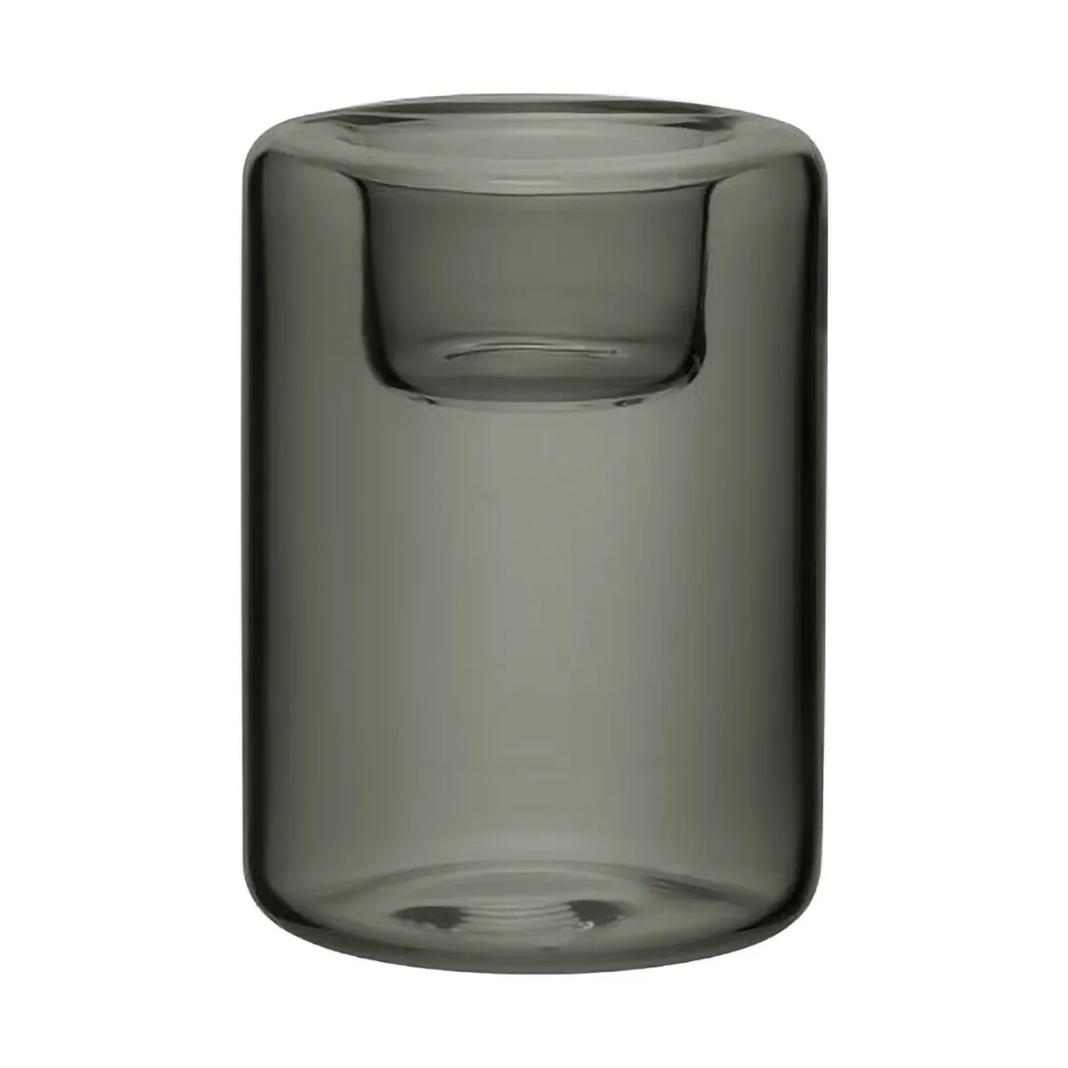 Happy waxinelichthouder 3 delen, Antraciet Kosta Boda