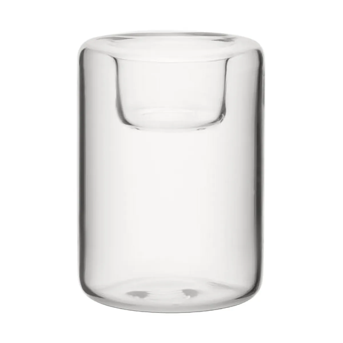 Happy waxinelichthouder 3 delen, Transparant Kosta Boda