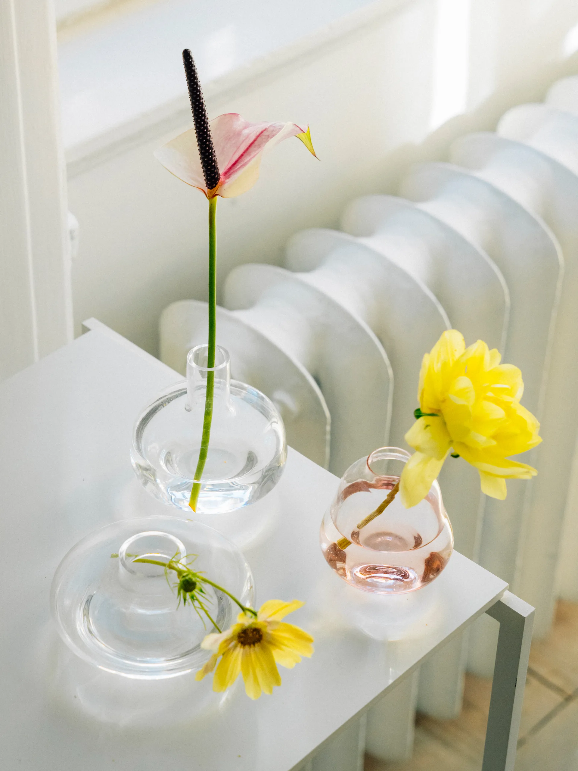 Kappa vaas set van 3, Transparant Kosta Boda