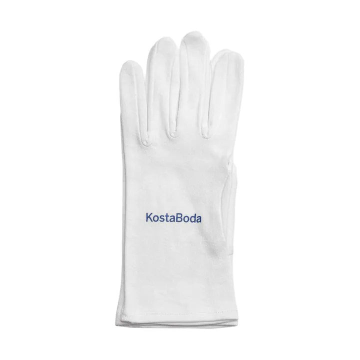 Kosta Boda glass care handschoen - Wit, large - Kosta Boda
