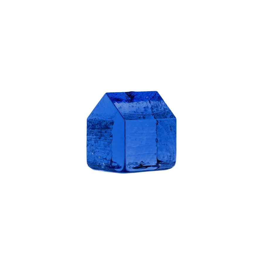 Kosta huis, Blauw, 7,5 cm Kosta Boda Kosta huis, Blauw, 7,5 cm Kosta Boda