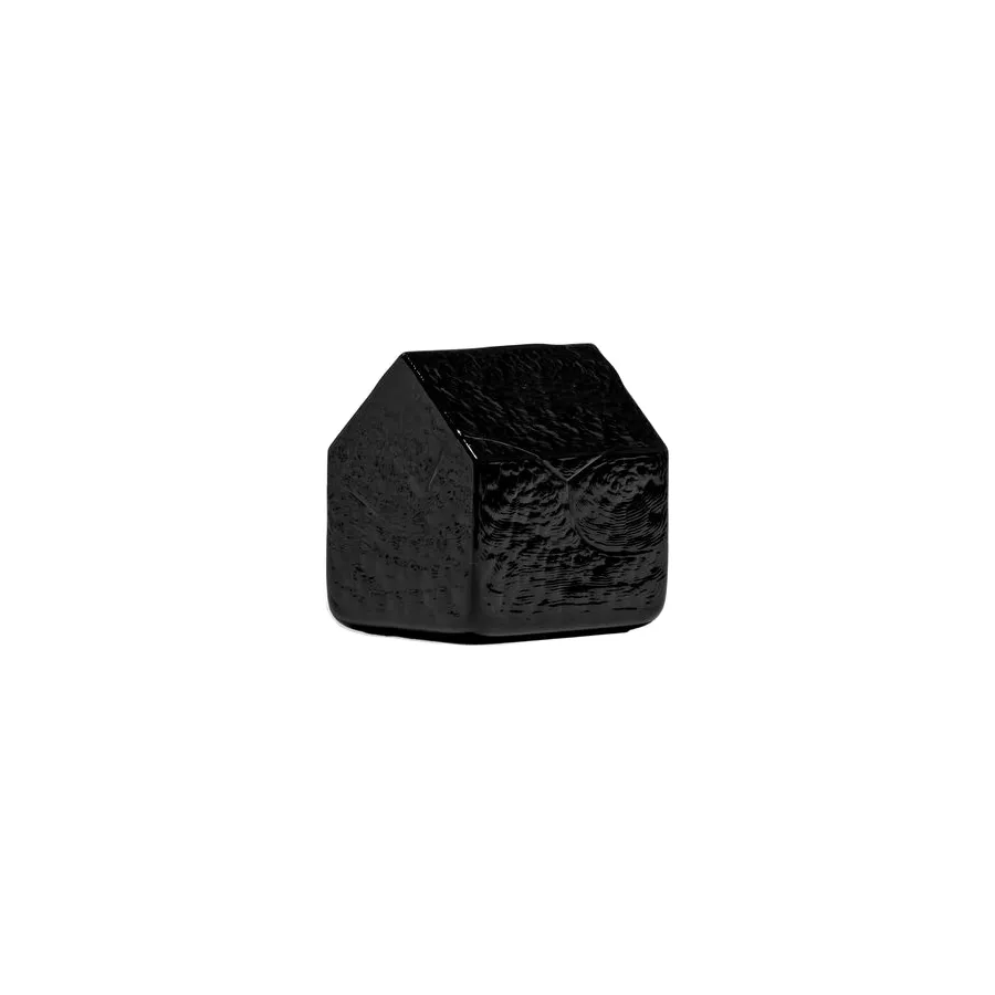 Kosta huis, Zwart, 7,5 cm Kosta Boda Kosta huis, Zwart, 7,5 cm Kosta Boda