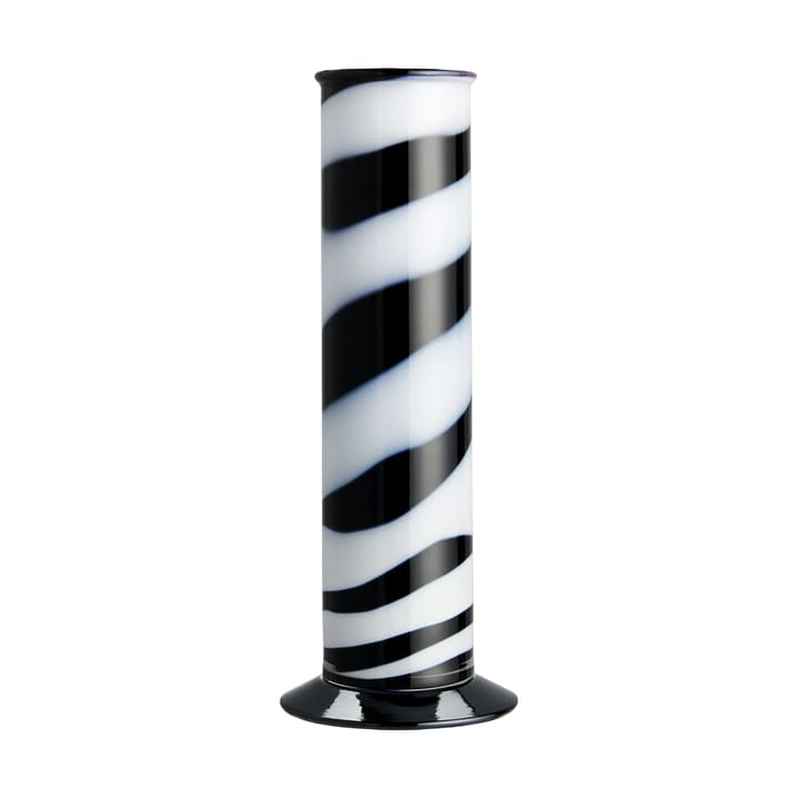 Lab cilinder vaas 30 cm - Zwart-wit - Kosta Boda