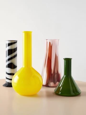 Lab cilinder vaas 30 cm - Zwart-wit - Kosta Boda
