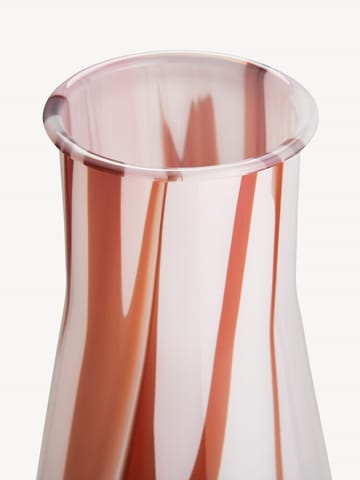 Lab erlenmeyer vaas 30,5 cm - Rood-wit-roze - Kosta Boda