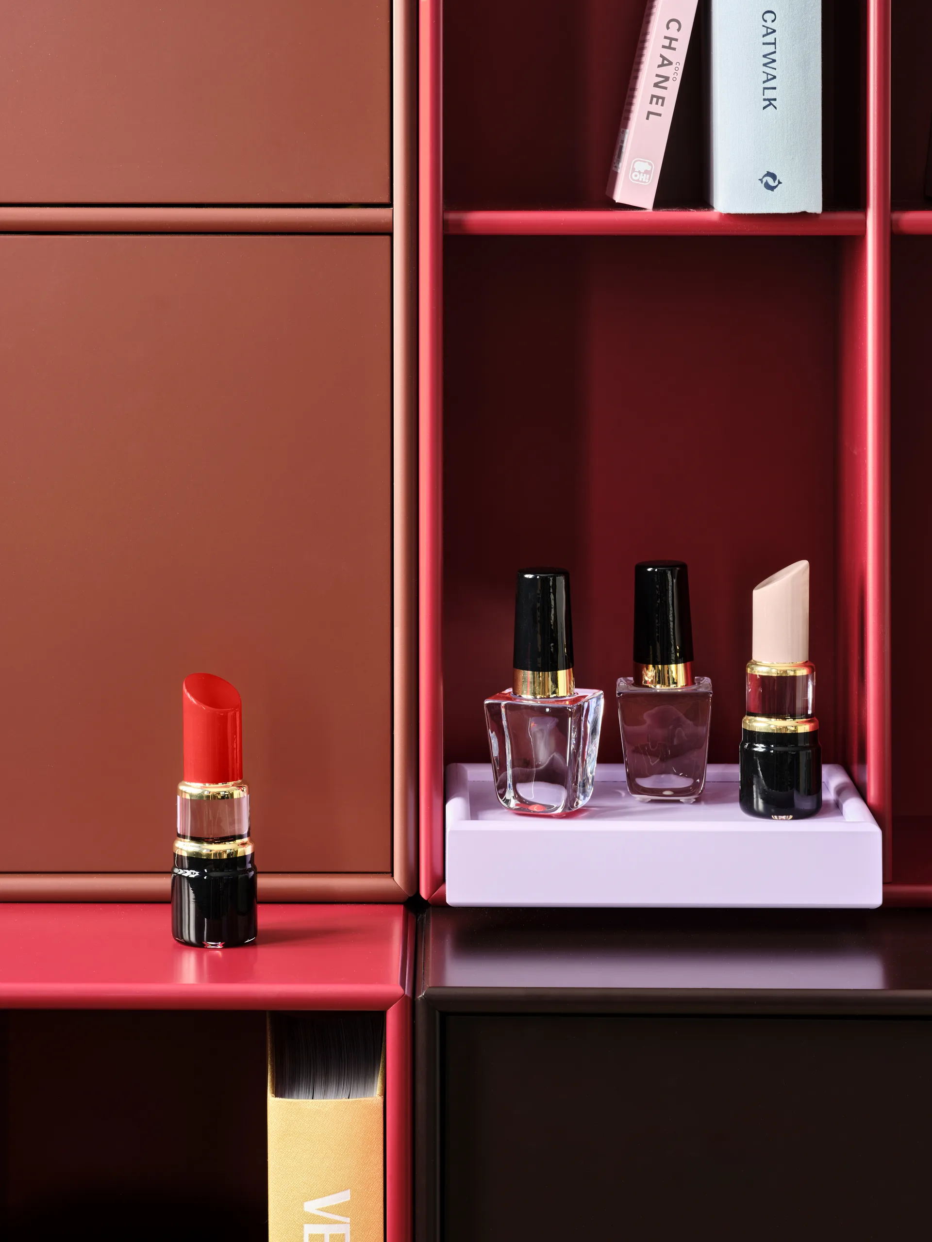 Make Up nagellak 12,4 cm, Klaproosrood Kosta Boda