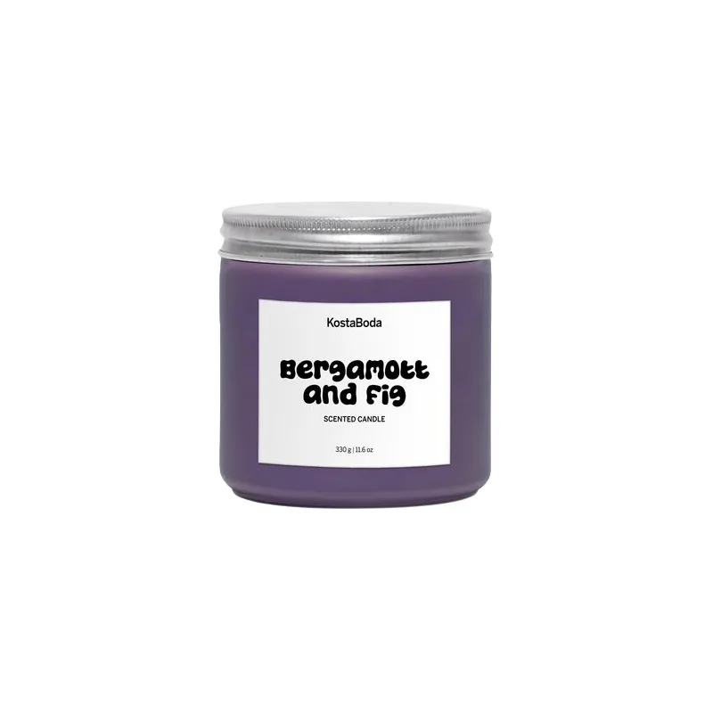 Mind geurkaars, Bergamott & Fig, 330 g Kosta Boda Mind geurkaars, Bergamott & Fig, 330 g Kosta Boda