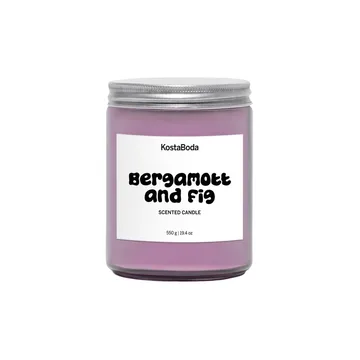 Mind geurkaars - Bergamott & Fig, 550 g - Kosta Boda