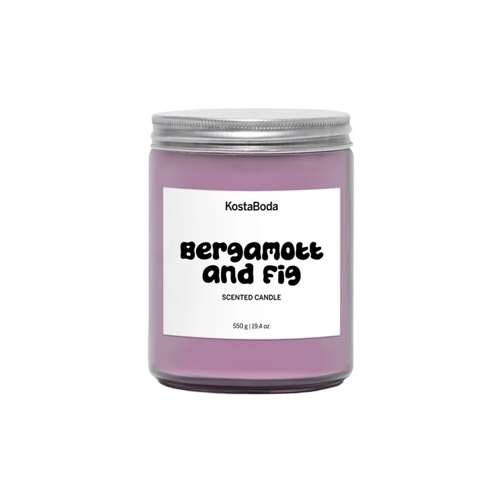 Mind geurkaars - Bergamott & Fig, 550 g - Kosta Boda