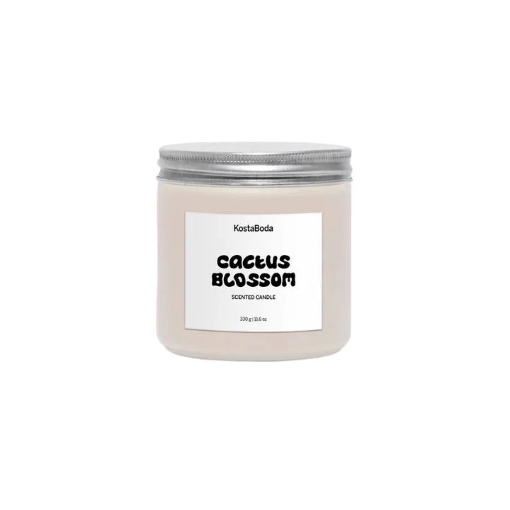 Mind geurkaars - Cactus Blossom, 330 g - Kosta Boda