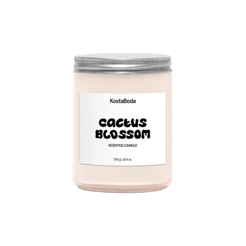 Mind geurkaars - Cactus Blossom, 550 g - Kosta Boda