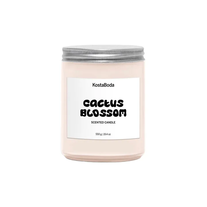 Mind geurkaars - Cactus Blossom, 550 g - Kosta Boda