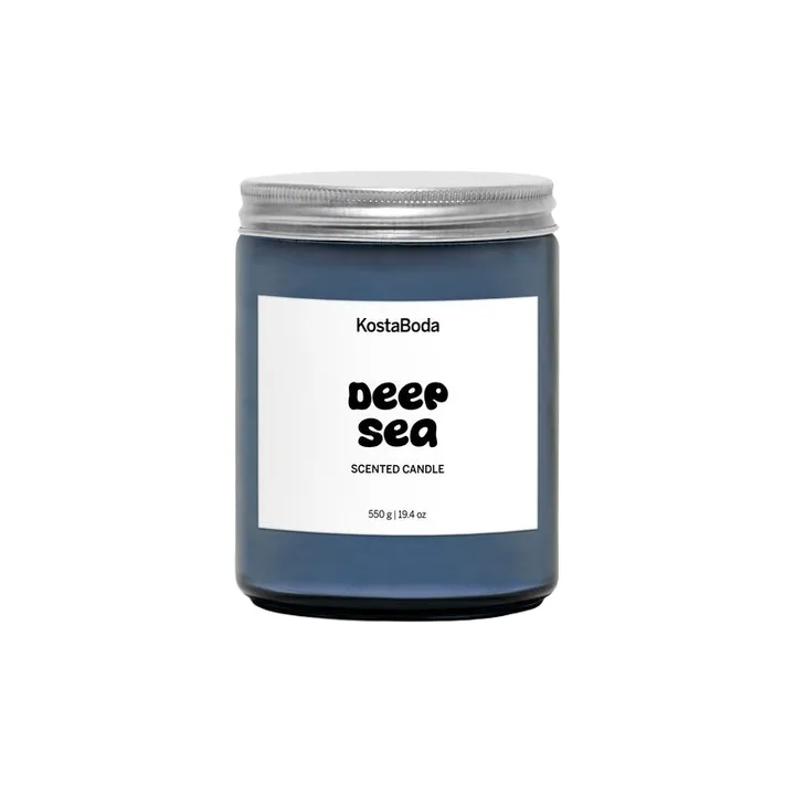 Mind geurkaars - Deep Sea, 550 g - Kosta Boda