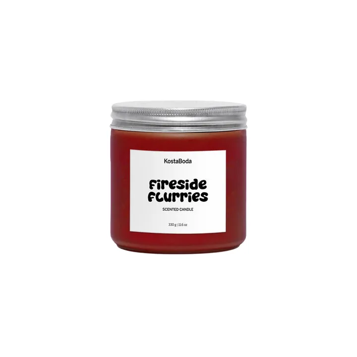 Mind geurkaars - Fireside flurries, 330 g - Kosta Boda