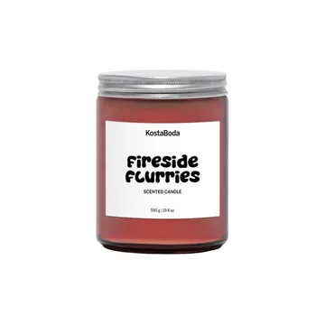 Mind geurkaars - Fireside flurries, 550 g - Kosta Boda