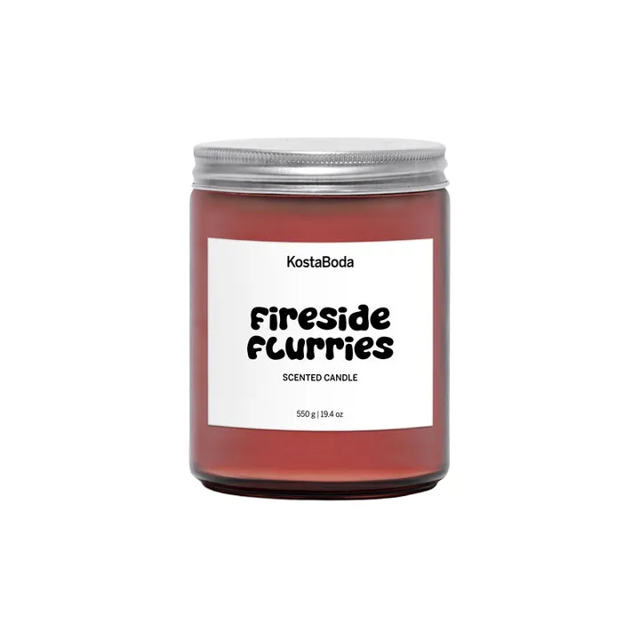Mind geurkaars - Fireside flurries, 550 g - Kosta Boda
