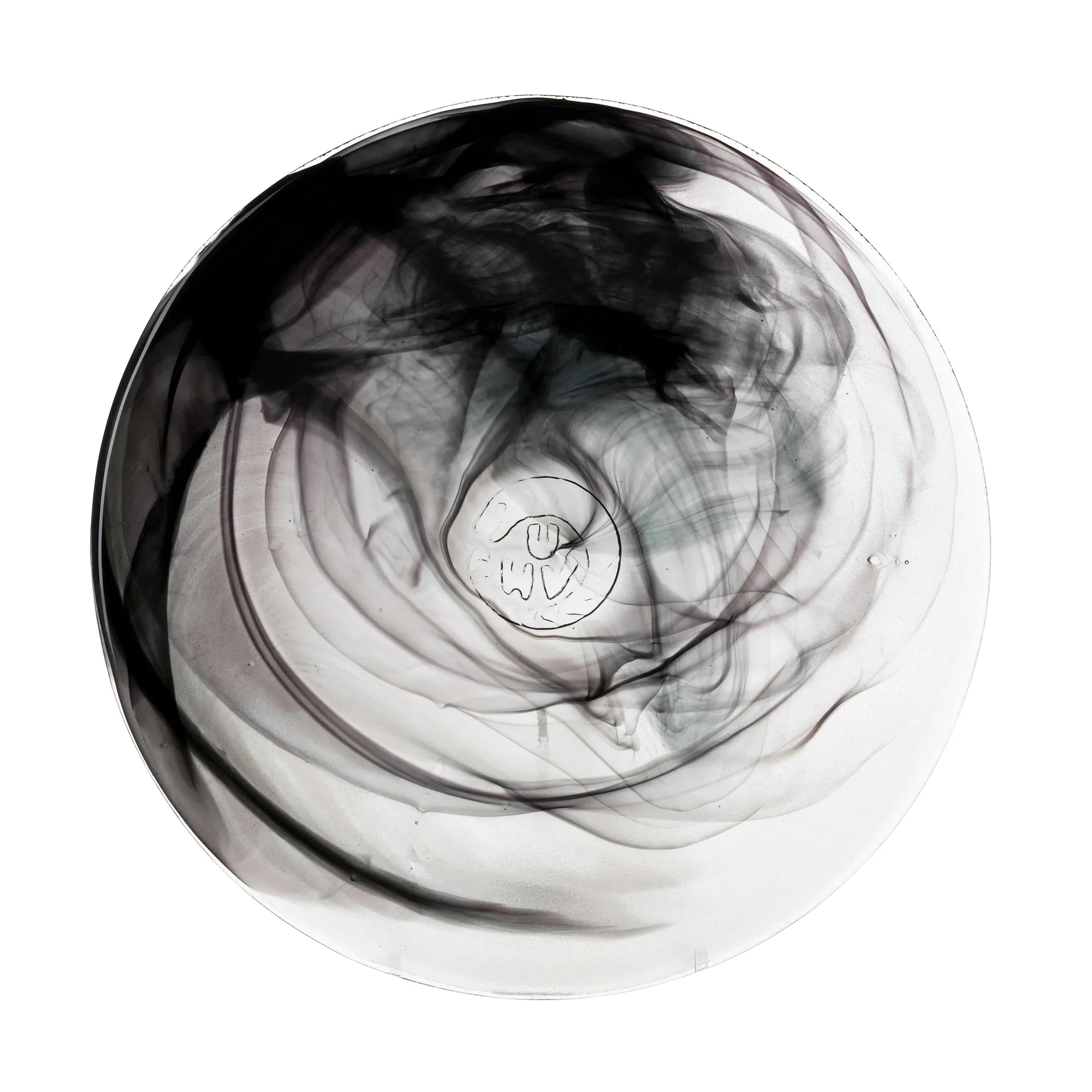 Mine bord Ø 20 cm., zwart Kosta Boda