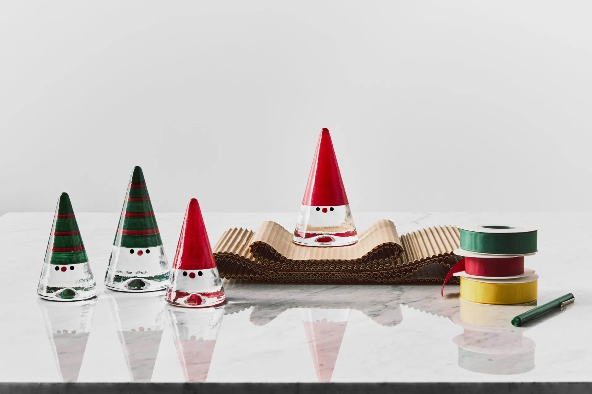 Noel kerstkabouter, Groen, 11,5 cm Kosta Boda