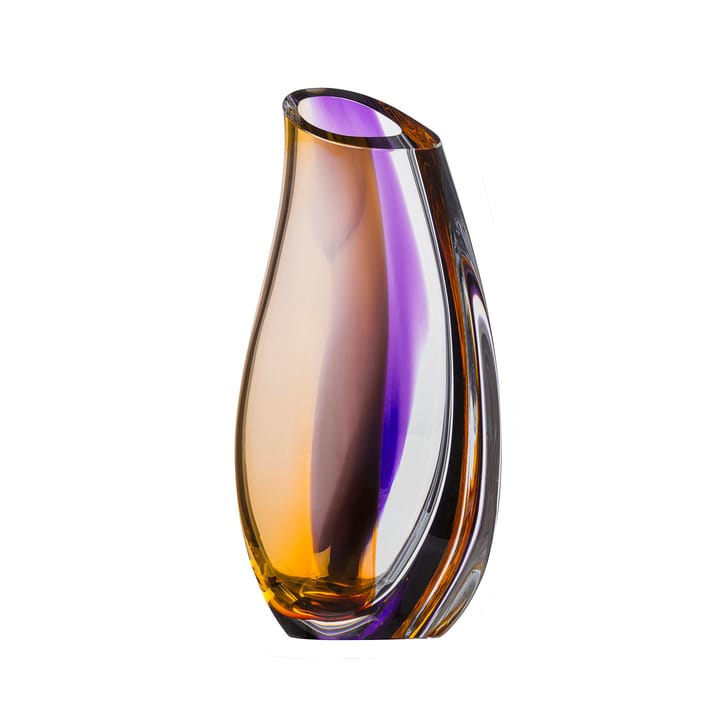 Orchid vaas 280 mm - Paars-amber - Kosta Boda