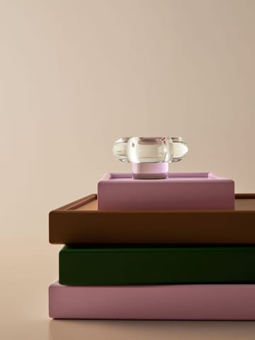 Orion kaarsenhouder 6,3xØ11 cm - Roze - Kosta Boda