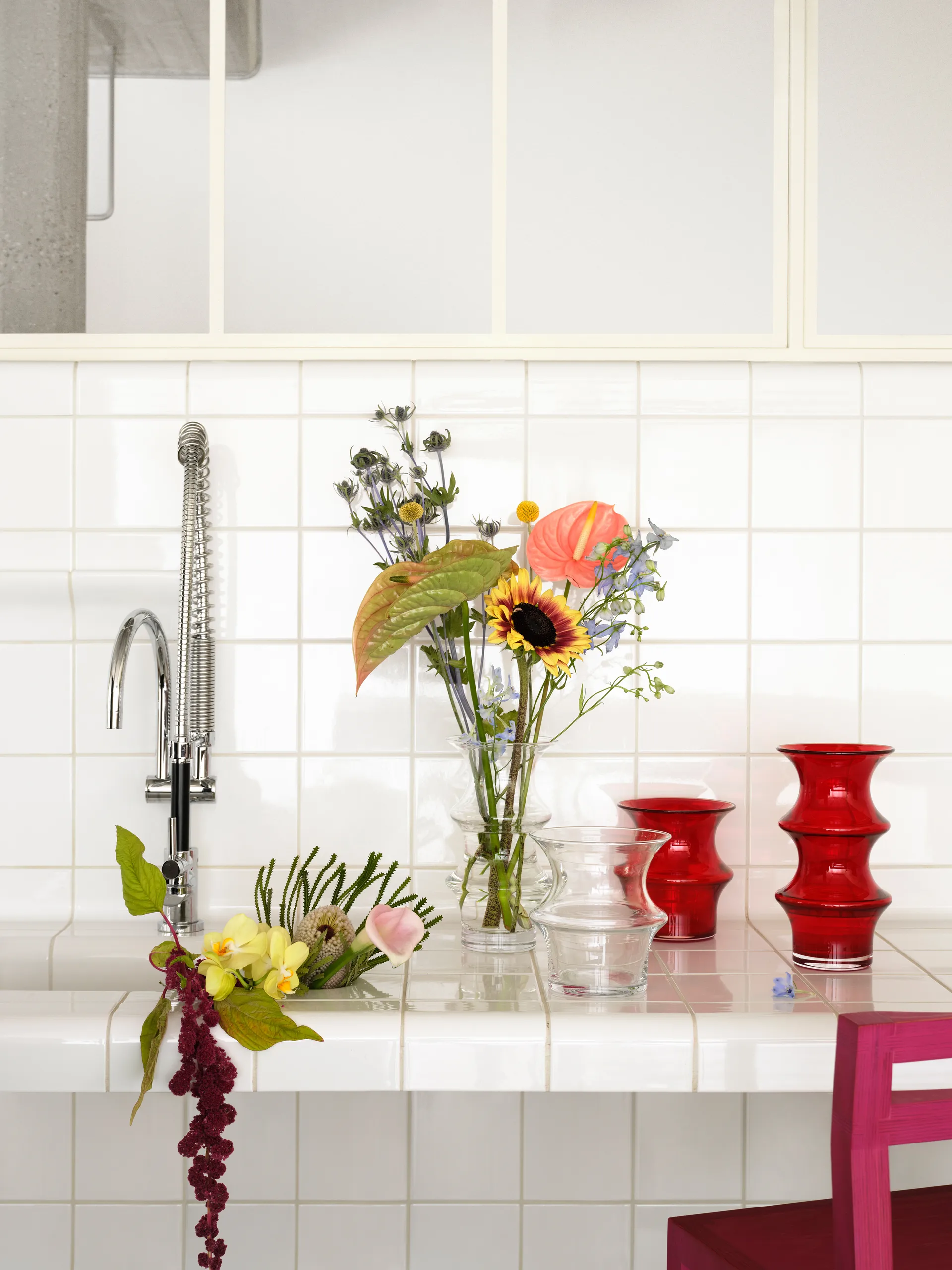 Pagod vaas 16,7 cm, Rood Kosta Boda