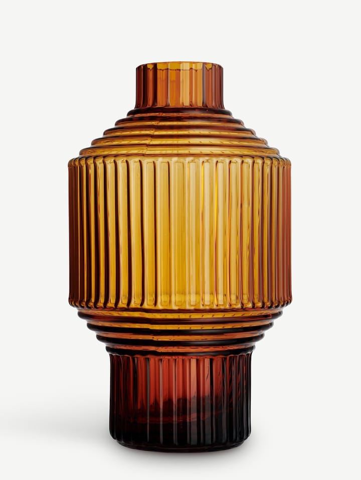 Pavilion vaas donker 134 mm, Amber Kosta Boda