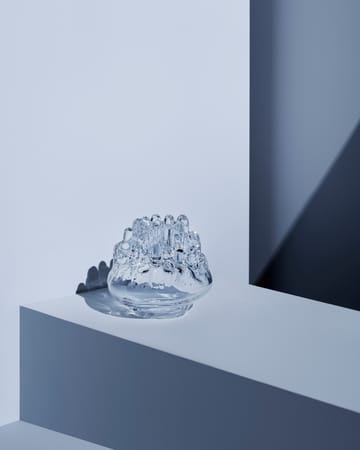 Polar kandelaar klein 19 cm - Transparant - Kosta Boda
